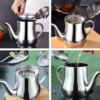 Stainless Steel Oil Strainer Pot & Container 410ml – Anti-Leakage Cooking Oil Dispenser Jug with Fine Mesh Filter for Kitchen & Home